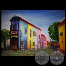 CAMINITO, 2010 - Óleo sobre lienzo de BERNARDITA BRAVO